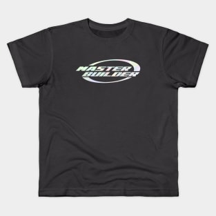 Master Builder | the master builders | holographic typography Kids T-Shirt